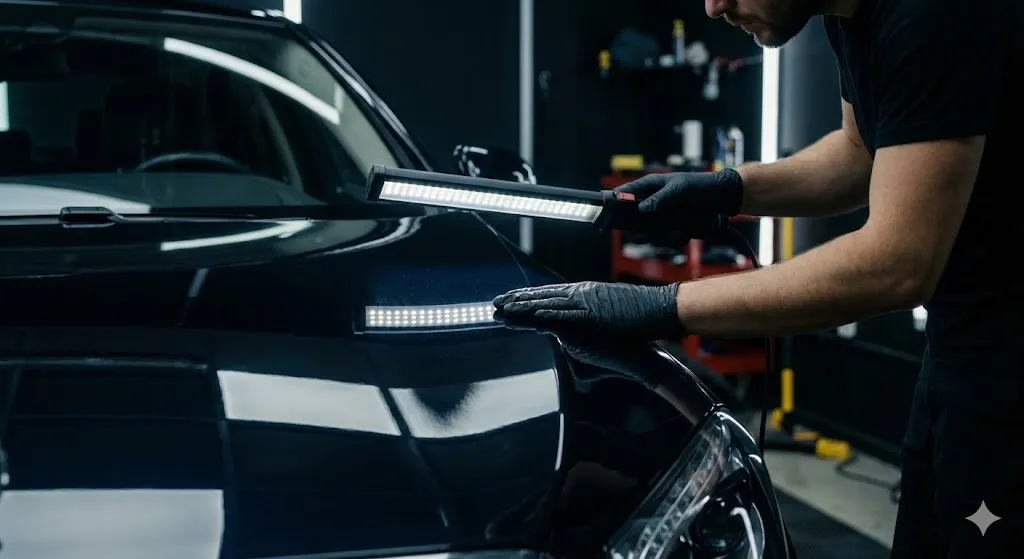 納車前車両の品質管理・検品作業